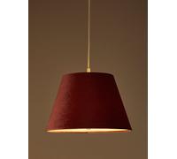 Lighting Collection Havana Rose Velvet Tapered Shade