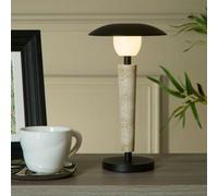 Lighting Collection Led Rechargeable Metal Table Lamp