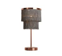 Lighting Collection Malabo Rose Gold Table Lamp