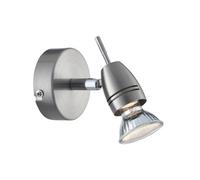 Lighting Collection Moin Satin Silver Spotlight