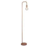 Lighting Collection Nola Matt Pink Floor Lamp With Bulb