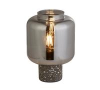 Lighting Collection Oxford Terrazzo & Smoke Glass Table Lamp