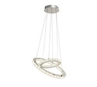 Lighting Collection Skinningrove Chrome 2 Ring Ledpendant