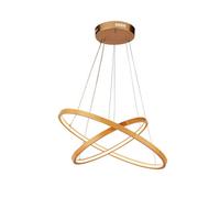 Lighting Collection Sochi 2 Ring Wooden Led Pendant