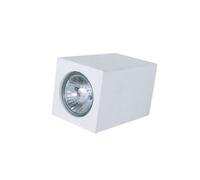 Lighting Collection Ubu White Plaster Flush