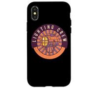 Lighting Crew Vintage Spotlight Stage Tech Theater Light Case for iPhone X/XS
