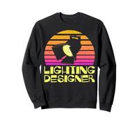 Lighting Designer Retro Musical Theatre Tech Crew Stage Sweatshirt