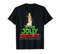 Lighting Is This Jolly Enough Cocker Spaniel Christmas Tree T-Shirt