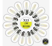 Lighting Legends 15 Pack Spare 1W LED "Warm White" Bulbs - IP65 Heavy Duty