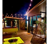 Lighting Legends 26M Super Festoon Connectable Outdoor Led String Lights Warm White