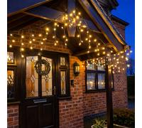 Lighting Legends 4.5M Festive Connect Icicle Outdoor Led Waterproof Warm White Lights