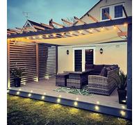 Lighting Legends 6.5M / 21FT Super Festoon Warm White Outdoor Plug-in LED String Lights (LLSF03)