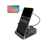 Lighting/Micro USB to HDMI Cable, Mirroring Cellphone Screen to TV/Projector/Monitor Adapter, 1080P for iOS and Android Devices