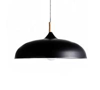 Lighting Nordic Macaron Color Industrial Hanging Lamp Lantern Pendant Light W/Oak Wood and Iron Finish Semi Embedded Installation for Hallway Kitchen Island Dining Room Living Room