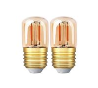 Lighting, Pack of 2/10/20, LED Dimmable Light Bulb AC220V 1W T28 E27 2200K Warm White Light Bulbs d Tint Mini Tubular Lamps
