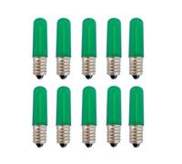 Lighting, Pack of 50, LED Colour Bulb Light T15L AC220V E14 1.5W Red Yellow Blue Green White Warm White Light Decoration