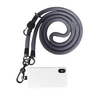 Lighting Phone Lanyard on a Thick Rope: Robust 10mm Cable, Secure Support Strap | Practical Neck, Ergonomic Phone Holder, Anti-Theft Accessory Ideal for Activities