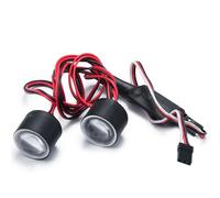 Lighting Rc Car Spot For Axial For Scx10 Axi03007 Axi03006 1/10 22mm Angel Eyes Headlights Lamp Lights Rc Crawler Car Upgrade Parts