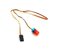 Lighting Rc Car Spot For Axial For SCX10 For TRX4 For TRX6 1/10 5 Modes 4.8-6V Night Flash Bright Light For Spin Flicker Breathe RC Crawler Car Parts(Red)