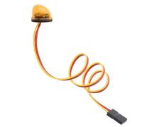 Lighting Rc Car Spot For Tamiya 1/10 1/14 360° Rotating Flashing Light Bar Multi-Function Alarm Lamp RC Car Model Truck Upgrade Accessorie(Yellow)