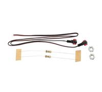 Lighting Rc Car Spot For Tamiya For Scania 770s For Actros Lesu For Man 56357 R470 R620 3363 1/14 2pcs Metal Side Light Warning Rc Truck Car Tipper(Red 1)