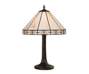 Lighting Supermarket Portland Modern Tiffany Style Cream Stained Glass Table Lamp