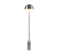 Lighting123 Amalfi Floor Lamp E27 Bulb Cap for Living Room Bedroom Office Lighting123 Silver One Size