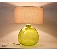 Lighting123 Reuben Table Lamp E27 Bulb Cap for Living Room Bedroom Office Lighting123 Beige One Size