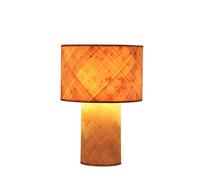 Lighting123 Theo Table Lamp E27 Bulb Cap for Living Room Bedroom Office Lighting123 Orange One Size