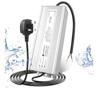LightingWill 12V 120W Power Supply IP67, 10A Outdoor Waterproof LED Driver With Plug, AC 240V to DC 12 Volt Transformer for LED Lighting, CCTV, Computer Project