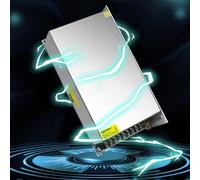 LightingWill 12V 41.6A 500W DC Universal Regulated Switching Power Supply, Converter AC 240V to DC 12V LED Power Adapter Transformer Driver for CCTV