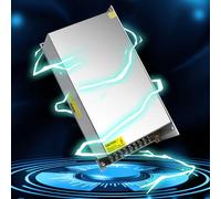 LightingWill 12V 50A 600W DC Universal Regulated Switching Power Supply, Converter AC 240V to DC 12V LED Power Adapter Transformer Driver for CCTV, LED Strip light, Radio, Computer Project