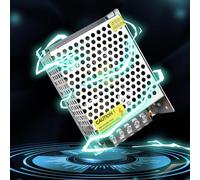 LightingWill 12V 5A 60W DC Universal Regulated Switching Power Supply, Converter AC 240V to DC 12V LED Power Adapter Transformer Driver, LED Strip light,Radio