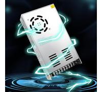 LightingWill 24V DC Power Supply 16.7A 400W Universal Regulated Switching, Converter AC 110/220V to DC 24 Volt LED Power Adapter, Transformer, Driver for CCTV, LED Strip light, Radio, Computer Project