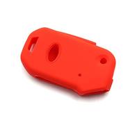 LIGHTKOREA fob Remote Flip Folding Key Case Protector Silicone Cover Compatible with Kia 2019 2020 Sportage Cerato Forte Sports GT Sorento Soul NIRO Telluride (Red)