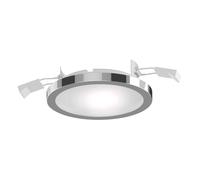 Lightme Aqua Pur LED downlight Ø 11.2 cm chrome