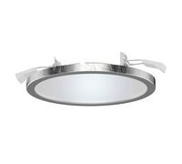 Lightme Aqua Pur LED downlight Ø 14.7 cm silver