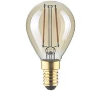 LightMe FILAMENT GOLD LED E14 Teardrop 4.5W Amber 1 piece