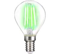 LightMe LED Filament Lamp Teardrop Green E14 4W 1 piece Indoor Use LM85312
