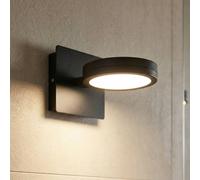 LightMe LED wall light, Aqua Down, 1-bulb, black