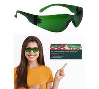LIGHTMEUP Red Light Therapy Glasses, Comprehensive Eye Protection for Red and Infrared Light, Comfortable Fit