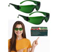 LIGHTMEUP Red Light Therapy Glasses, Comprehensive Eye Protection for Red and Infrared Light, Lightweight and Comfortable Fit, 2 Pairs