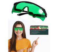 LIGHTMEUP Red Light Therapy Glasses Eye Protection Clear Keep Visibility Infrared Glasses Full Wrap Around Design Adjustable Leg Suitable For Use With