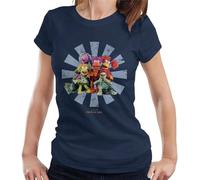 Lightn Fraggle Rock Retro Japanese Women's T-Shirt-XL Black