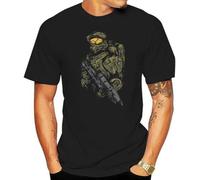 Lightn Men T-Shirt Master Chief T Shirt Tshirt