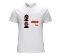 Lightnin Men's Erasure Chorus Design Cotton T Shirt White3XL White 3XL