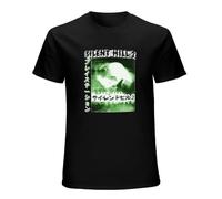 Lightnin Silent Hill 2 Classic T Shirt DMN Short Sleeve T-Shirt - T Shirt - Crewneck Sweatshirt BlackXL Black XL