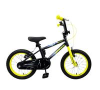 Lightning 16" Boys Kids Alloy Bike Black Yellow Alloy Frame Age 5 Years +