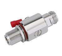 Lightning arrestor N Female to N Female Bulkhead Coaxial WiFi Lightning Surge Protector IP67 with 90 V Gas Tube 50 Ohm DC-3GHz