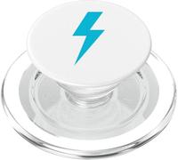Lightning Bolt Blue For Men Idea Gift Thunder Strike PopSockets PopGrip for MagSafe